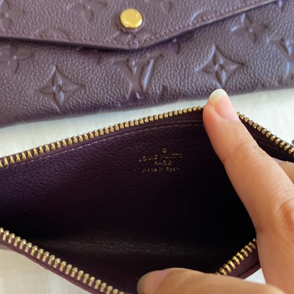 Louis Vuitton Empreinte Monogram Sarah wallet with separate zipper pouch - Picture 14 of 16